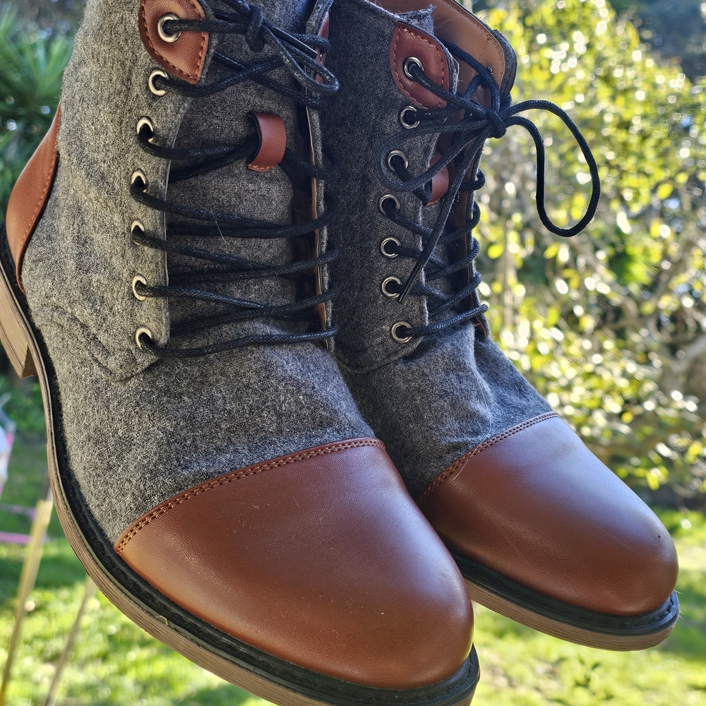 Jack In Grey Brown Size 34 Taffs AnkelBoots